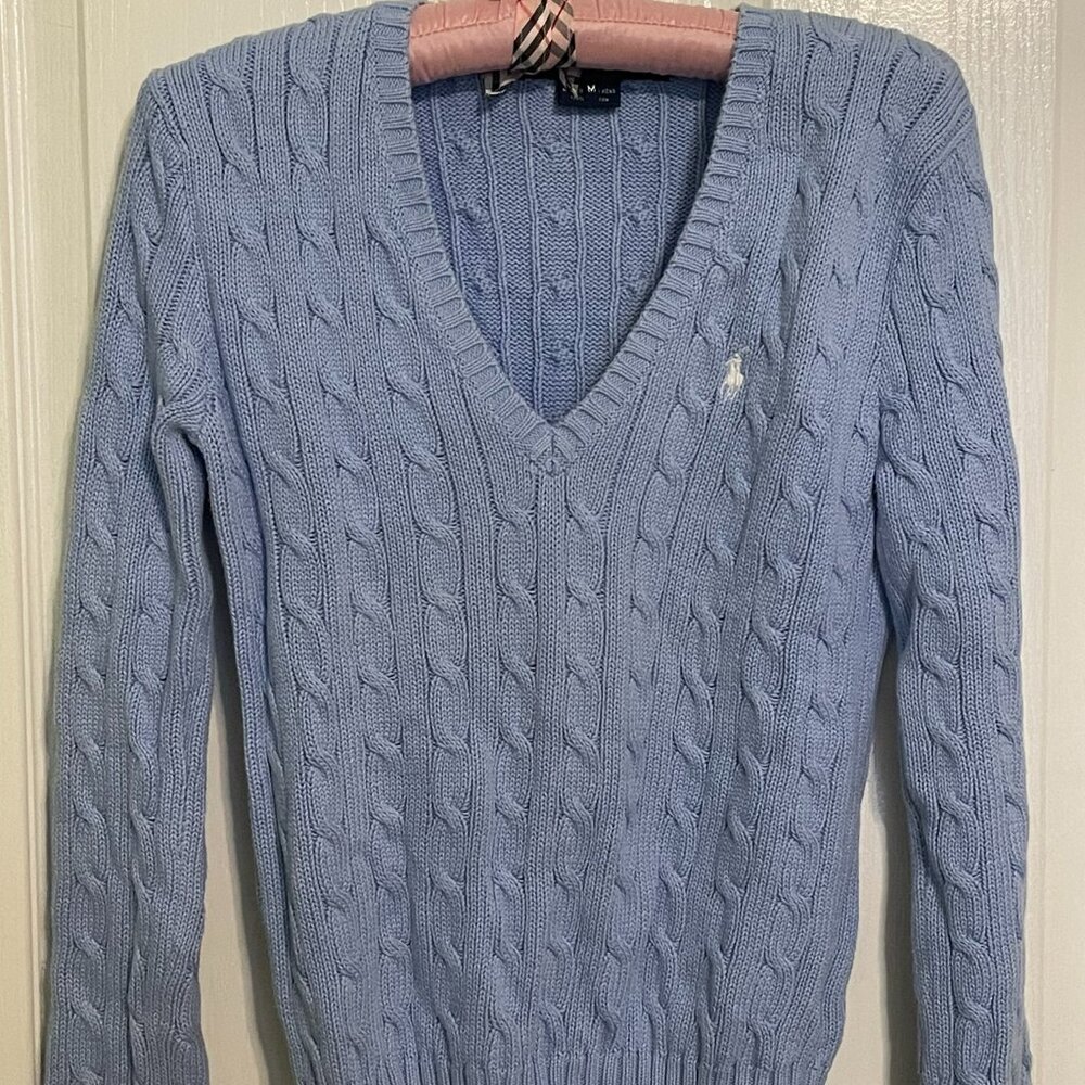 Periwinkle Blue Ralph Lauren Sport Sweater